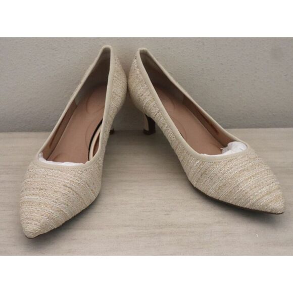 Rockport CI3508 Women's Sz 10M Cream/Light Beige Total Motion Kaiya Pumps - Picture 15 of 16